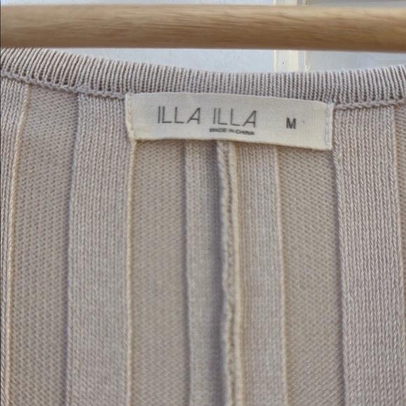 Pinkblush Taupe Ribbed Maternity Knit Maxi Dress - Picture 3 of 4